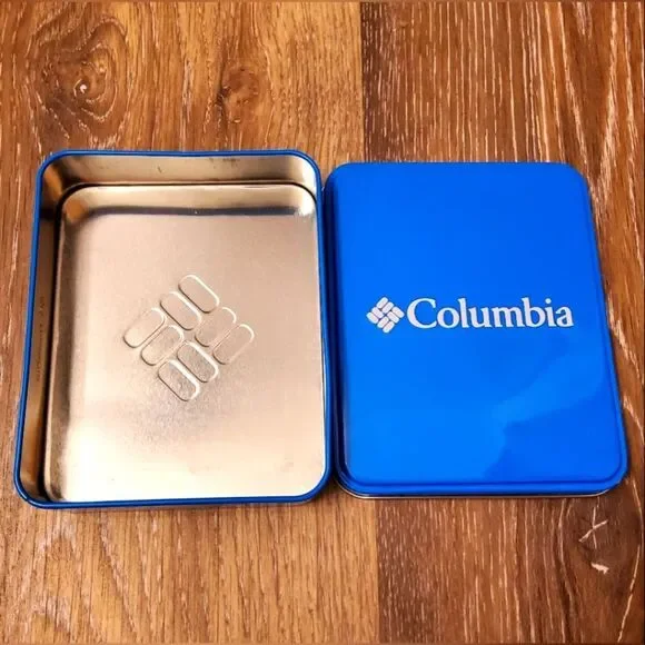 🔥Columbia wallet empty  tin box (blue)🔥 - Picture 9 of 10
